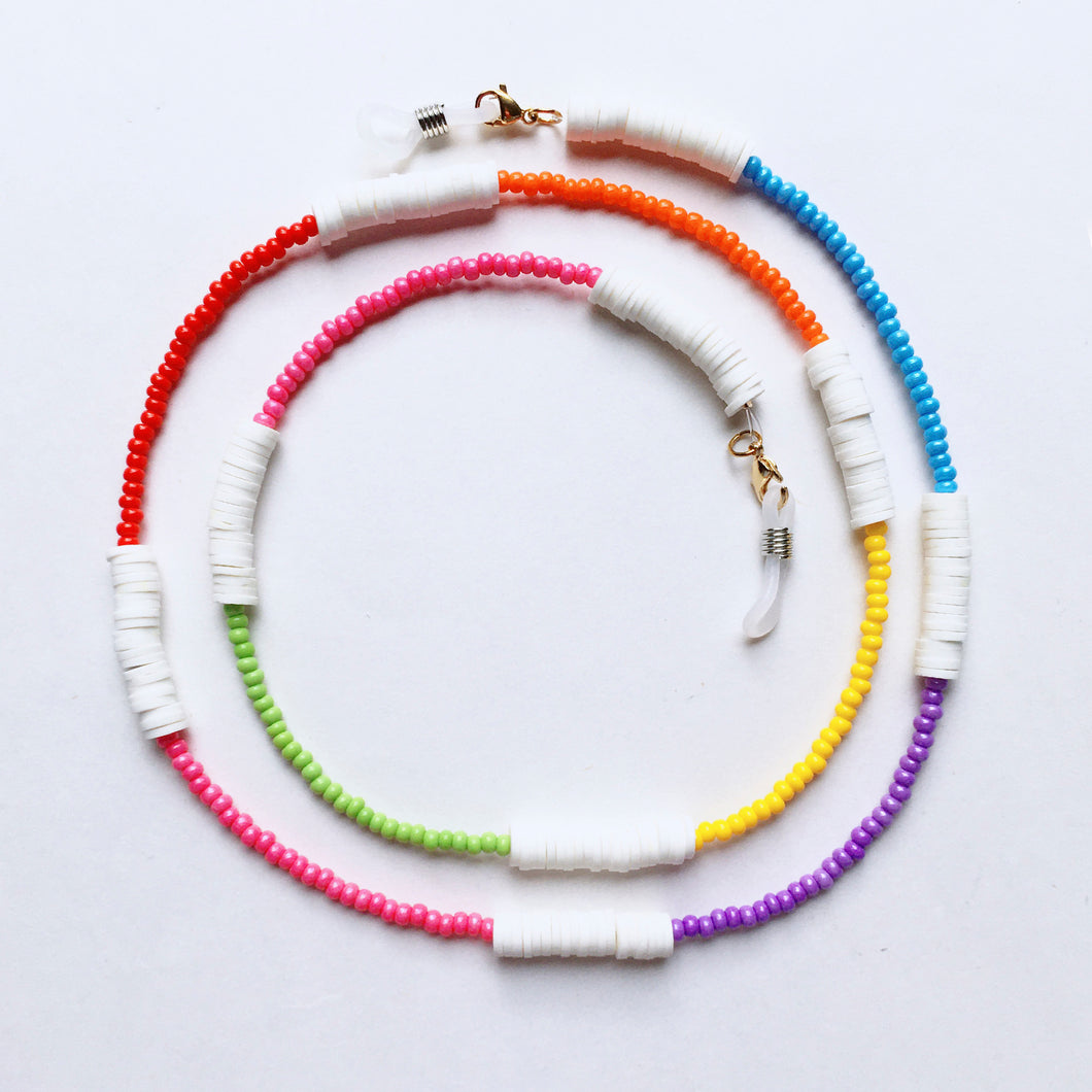 Colores cadena gafas