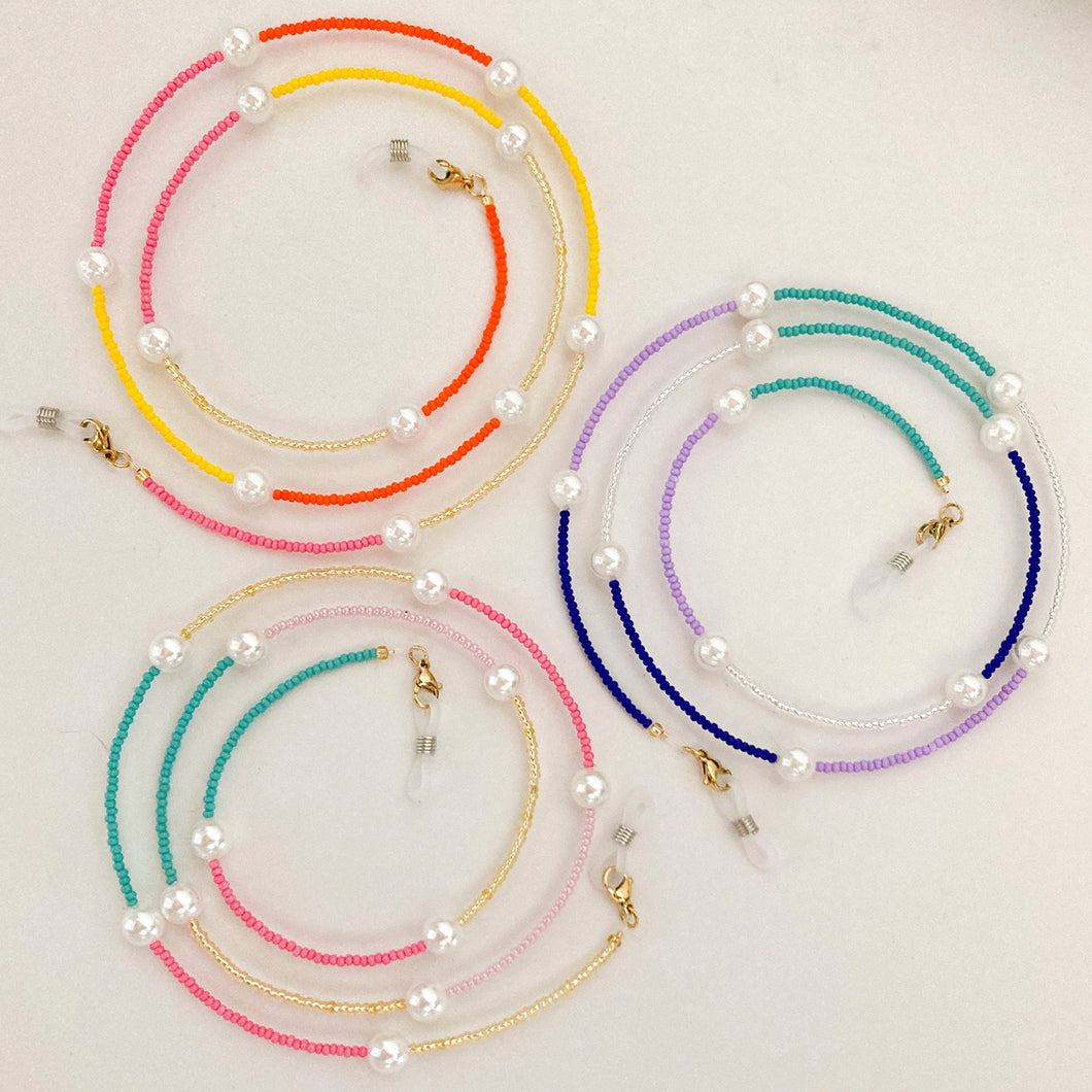 Color block cadenas gafas